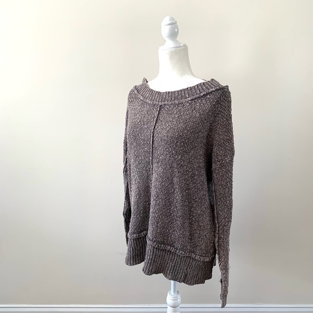 Vintage Havana - Gray Knit Sweater - M